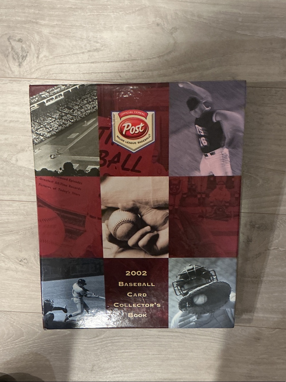 Post MLB Baseball 2002 Card Collector's Book Folder vintage